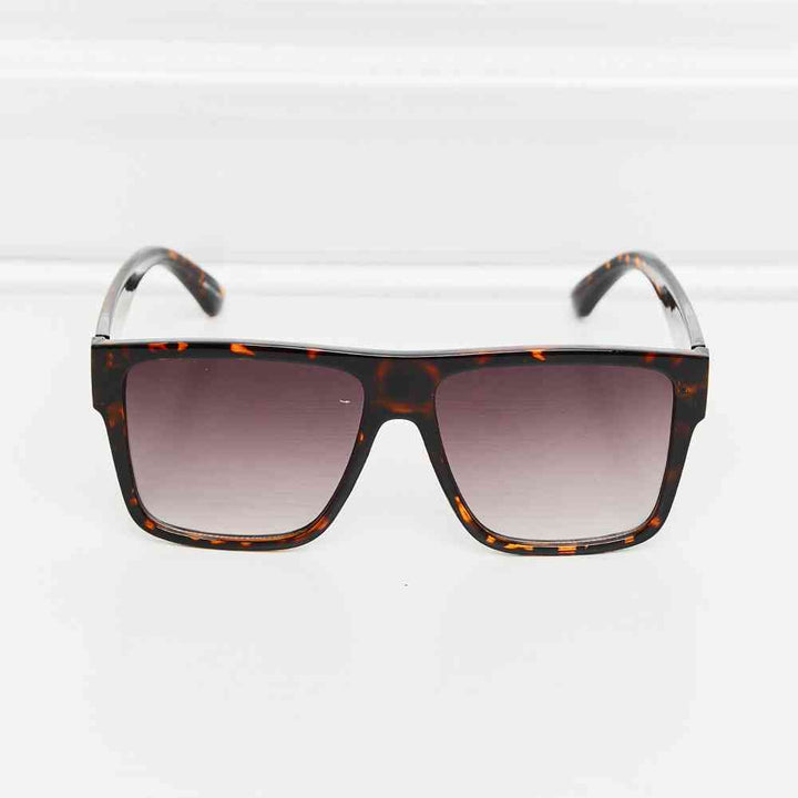 Tortoiseshell Square Full Rim Sunglasses