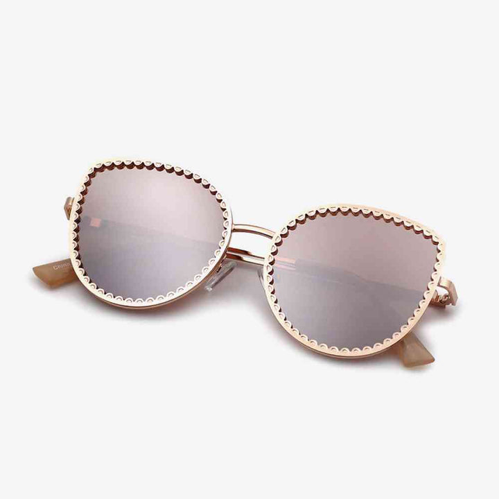 Full Rim Metal Frame Sunglasses