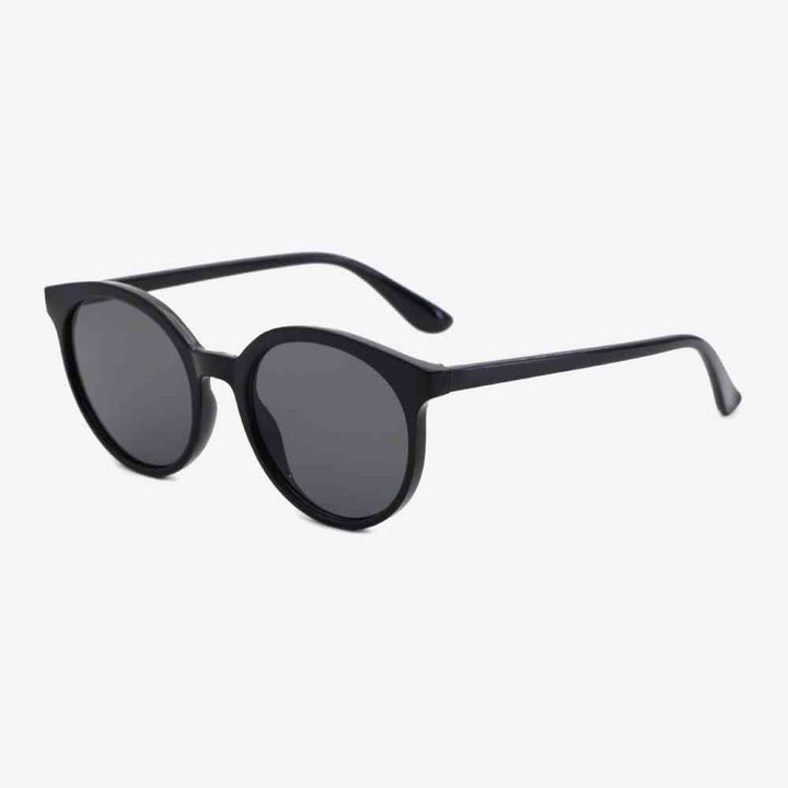 Round Full Rim Polycarbonate Frame Sunglasses