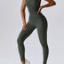 Wide Strap Sleeveless Active Jumpsuit